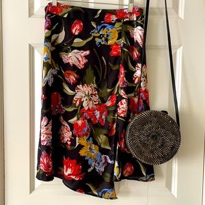 Zara floral skirt